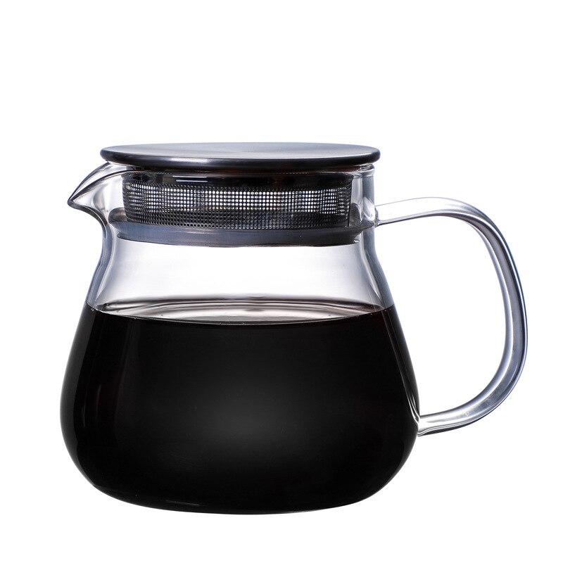 espresso kaffe perkolator borosilikatglass kaffekanne med lokk helvete over kaffetrakter bærbar dryppkanne tekanner: misligholde tittel