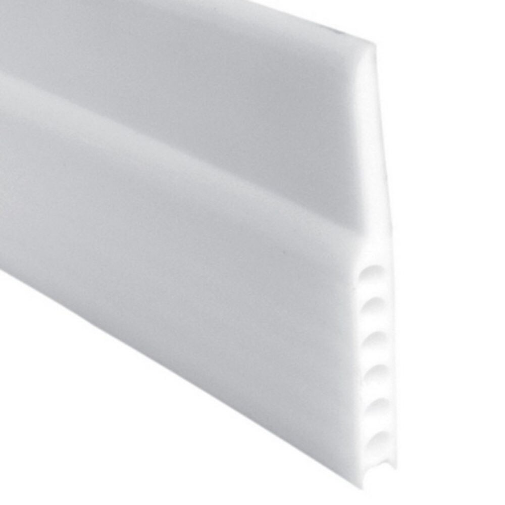 45Mm Deur Bodem Weer Strippen Siliconen Rubber Afdichting Sweep Strip Winddicht: White