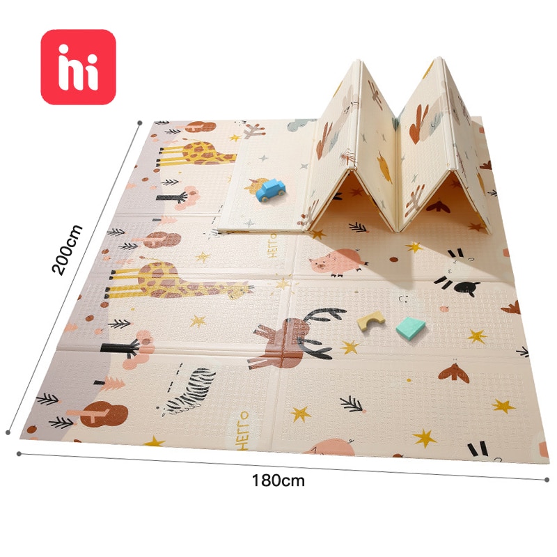 200cm * 180cm XPE Baby Spielen matt Spielzeug Für freundlicher Teppich Playmat Entwicklung matt Baby Zimmer Krabbeln Pad klapp matt Baby Teppich