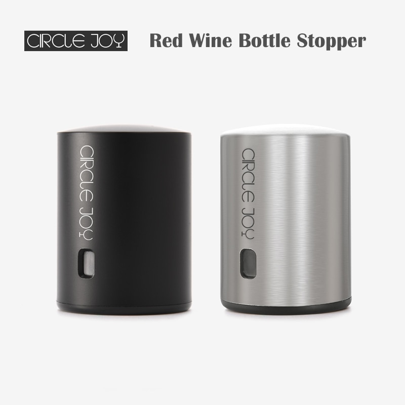 Originele Cirkel Vreugde Smart Rode Wijn Stopper Roestvrijstalen Vacuüm Geheugen Wijn Stop Wijn Kurken Mini Plug Wijn Stopper