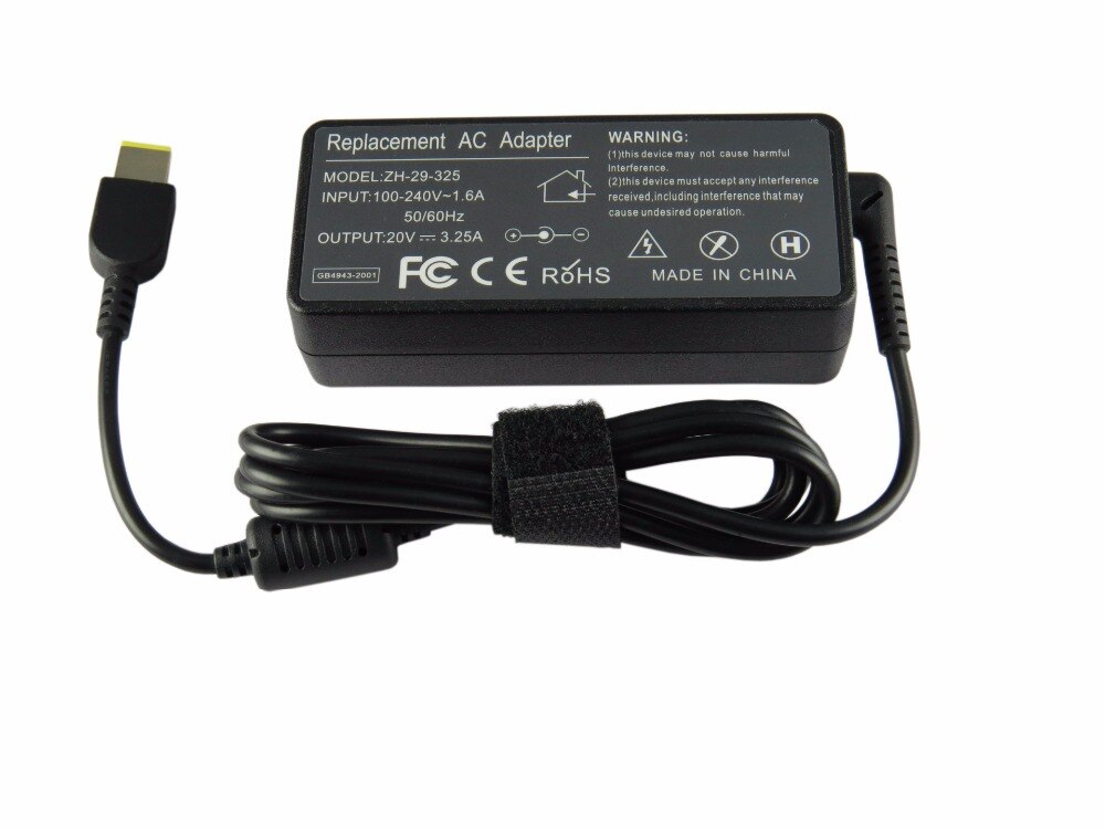 20V 3.25A 65W Ac Laptop Power Adapter Wall Charger Voor Lenovo Thinkpad X1 Carbon G400 G500 g505 G405 Yoga 13