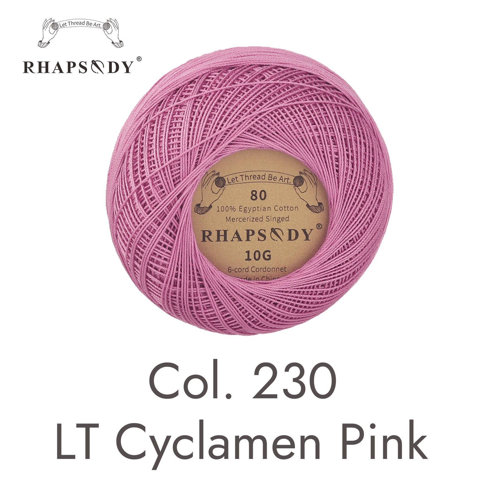 Rhapsody-hilo de algodón perlado Premium, tamaño 80, 184yd, 10 gramos cada bola para todo tipo de tejer, ganchillo y tatuajes: royal blue