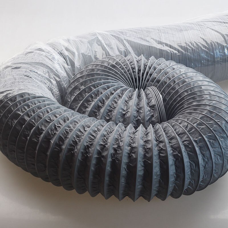 Fresh Air system Ventilation Pipe Thick Low Noise Flexible Ducting Vent Pipe Aluminum Foil Duct Air Duct for Ventilation PVC