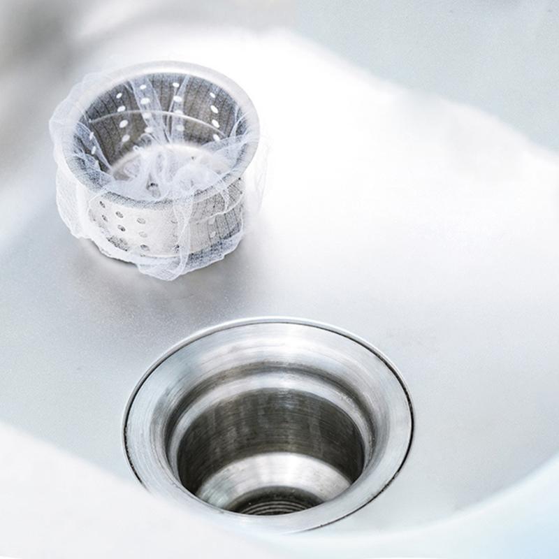 20/50 st diskbänk avloppsfilter hål sopsil nät engångssoppåse köksavfall badkar avloppsfilter tillbehör