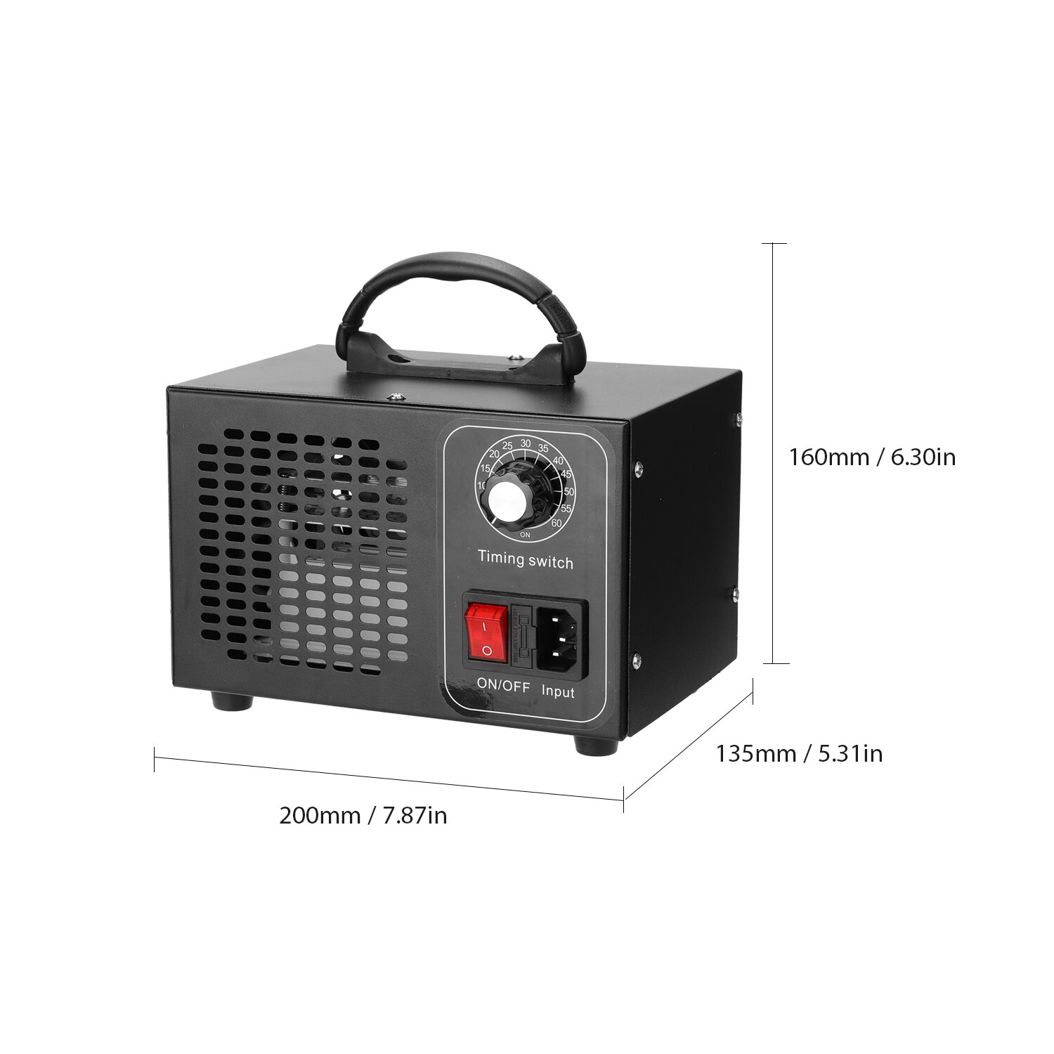 32g/h Portable Ozone Machine Generator Air Filter Purifier with Timing Switch Ozonizer Ozonator for Home Car Formaldehyde