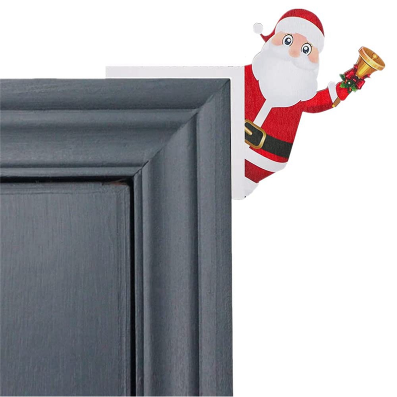 Y51A-2SZT Świąteczne Ozdoby na Ramę Drzwi Drewniane na Boże Narodzenie robić Domu Drzwi Okna Ściany Impreza, Łatwa Instalacja Łatwe w Użyciu