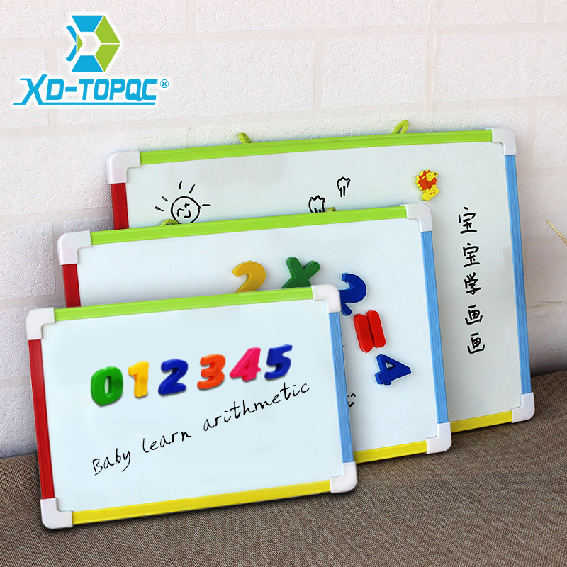 3 Style Kids Whiteboard Magnetic Dry Eraser White Board With Free Number Magnets Preschool Children Memo Message Boards