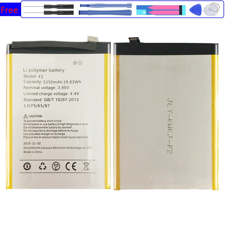 Batterij 5150Mah Voor Umi Umidigi F2 F 2 Bateria