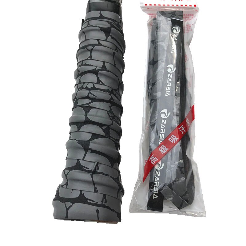 2 stuks retail zarsia antislip bedrukking eva-keel badminton overgrips tennis racket overgrips vishengel grips