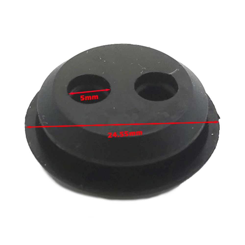5/6pcs Rubber Grommet 2 Holes Fuel Tank Seal Grommet Fuel Tank Rubber Grommet Used for Hedge Trimmer Brush Cutters