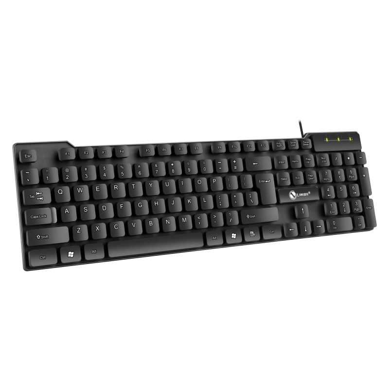 Wired Keyboard and Mouse Waterproof Suspended Keycaps 104 Keys Office Keyboard Mice For PC Gamer USB Game Mause Gaming Mouse: Keyboard