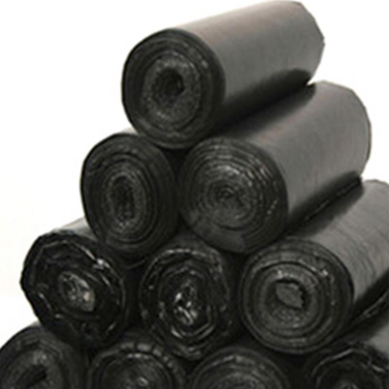 Verdickung Schwarz Punkt Brechen Müll Tasche Heimat Sekretariat Verwenden Einweg Kunststoff Müll Müll Taschen