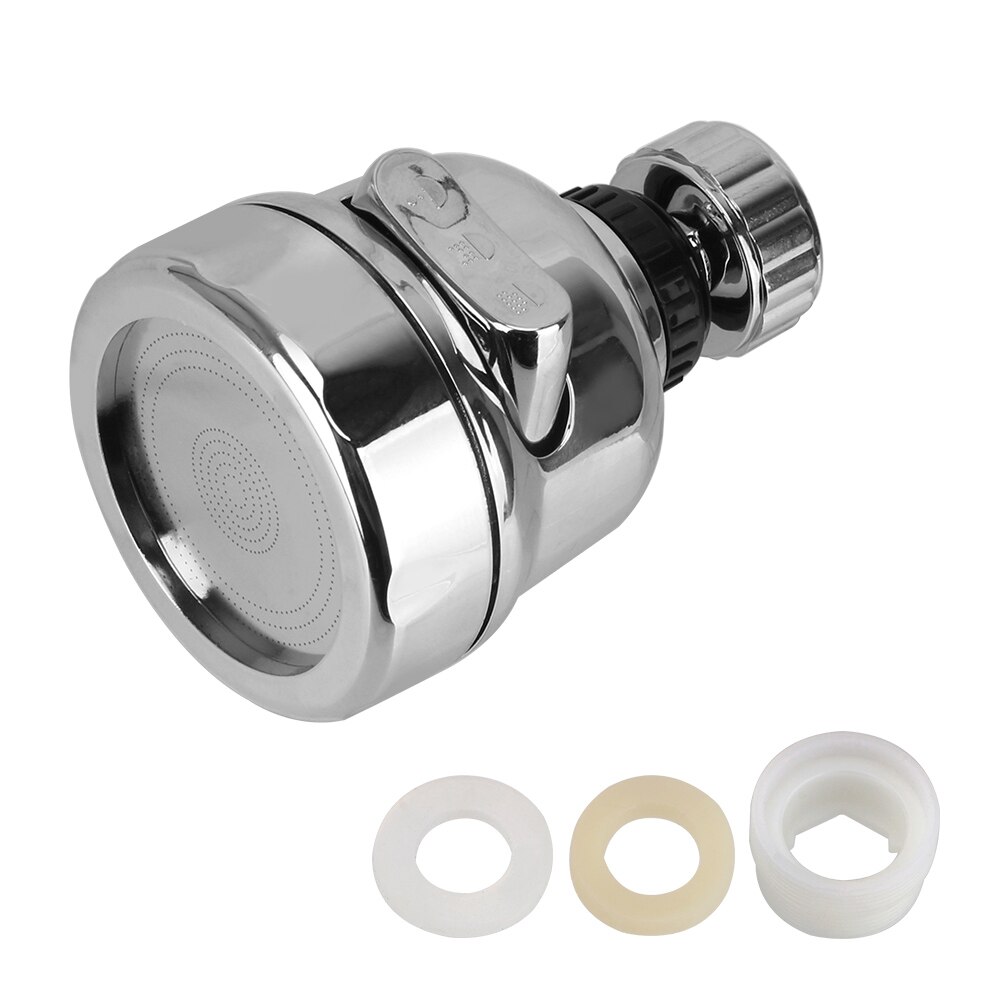 360 Graden Draaibare Sproeikop Kraan Kraan Filter Nozzle Hoge Druk 3 Modesuniversal Slang Tap Universal Keuken Adapters: Shower head plating