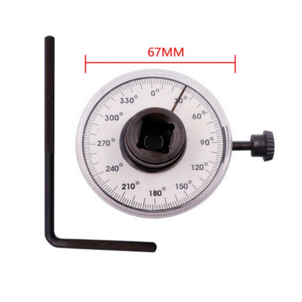 Drive Torque Angle Gauge 360 Degree Angle Rotation Measurer Hand Tool Wrench Measuring Automotive Meter Tool