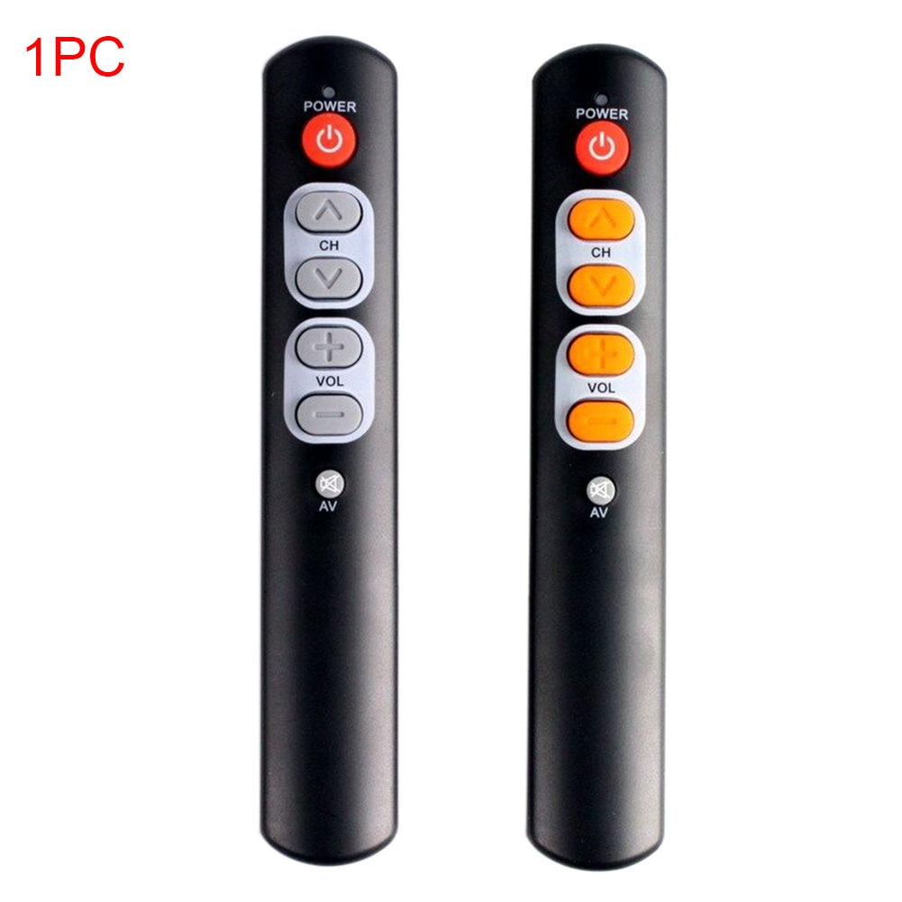 Universal Remote Controller Wireless Programmable 6 Key Infrared IR Learning For Button Replacement Practical Smart Learning