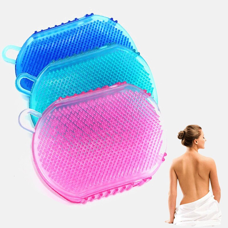 1Stck Weiche Silikon Massage Peeling Handschuhe Peeling Handschuhe Footbrush Für Peeling Körper Schlecht Pinsel für sterben Schlecht Körper Pinsel