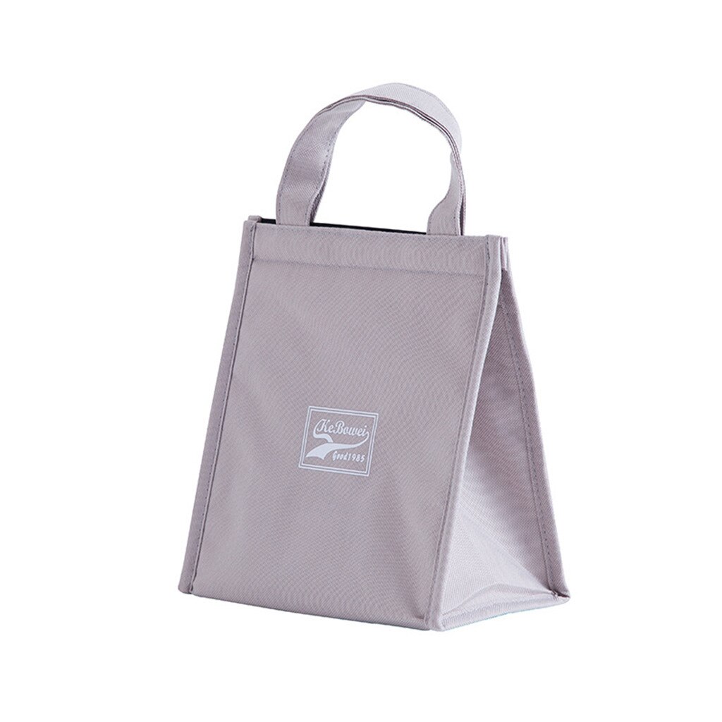 Tote Borsa Termica Nero Impermeabile Oxford Spiaggia Pranzo Al Sacco Cibo Picnic Donna Bambino Degli Uomini di Sacchetto Più Freddo Nuovo: Gray S