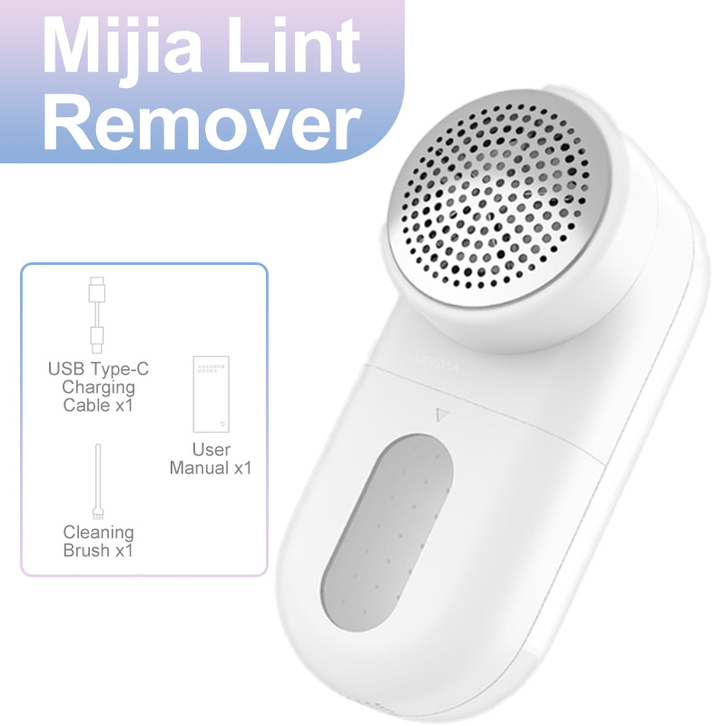 Portable Original XIAOMI MIJIA Lint Remover Rechargable Cloth Fabric Shaver Fluff Pellet Remove Machine for Clothes Sweater: WHITE