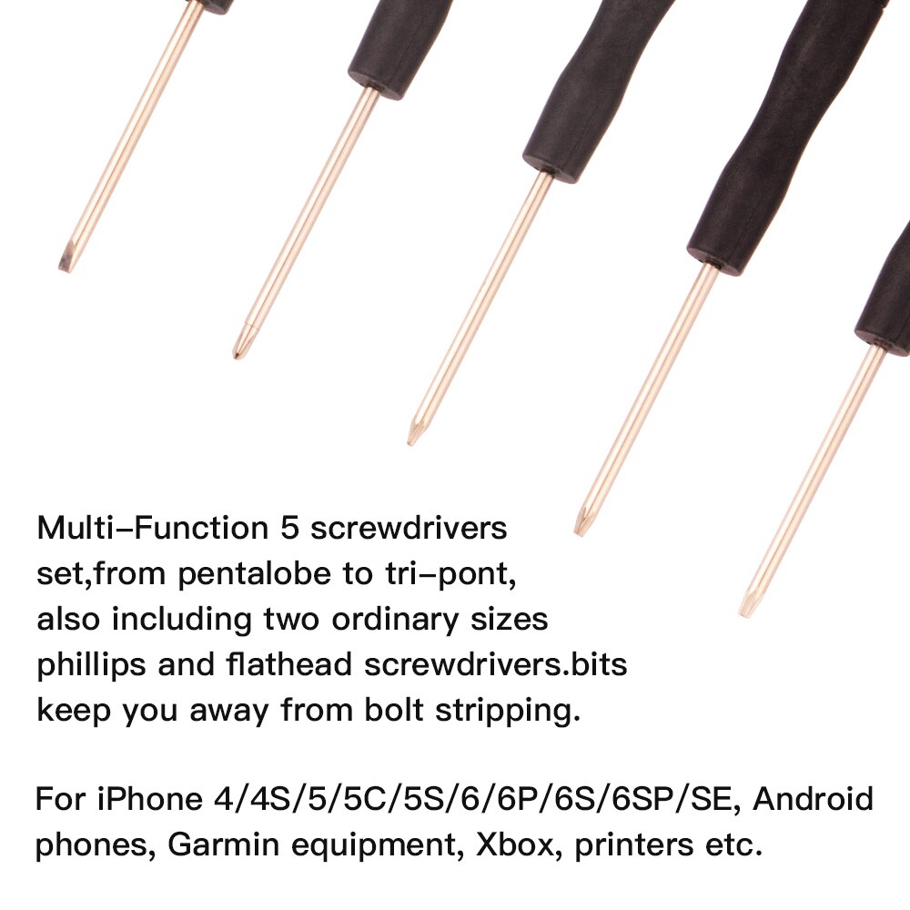 11in1 Precision Mobile Phone Repair Open Tool Set Kit Screwdriver Spudger for iPhone Samsung Android Smart Phone