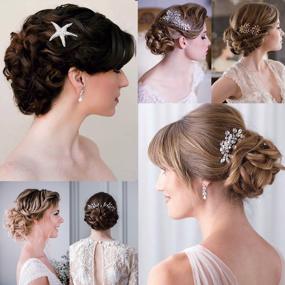 HUAYA ślubne na włosy kok fryzura włókno termoodporne peruka syntetyczna ze sznurkiem kręstożek chignon modne dodatki robić włosów