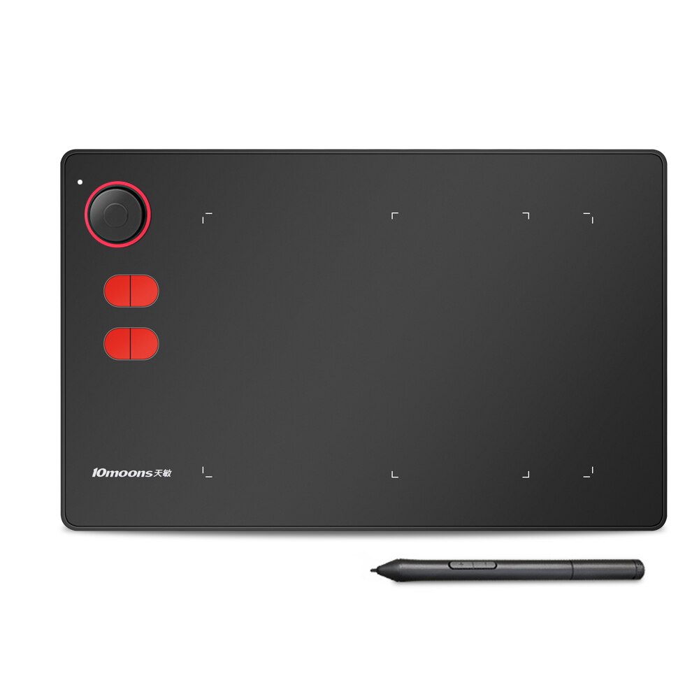 TISHRIC – tablette graphique G20, avec stylet XP, pour dessin OSU, Wacom, 8192 niveaux de pression: Default Title