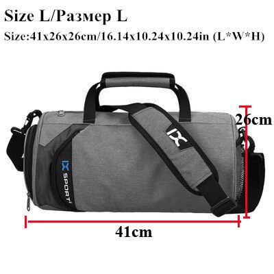 22in Gym Travel Bag Men Gym Sports Bag Waterproof ... – Vicedeal