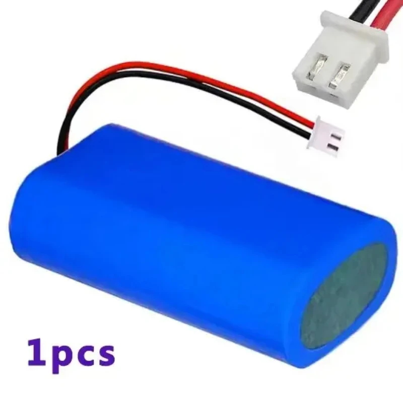 7.4V 3500mAh akumulator litowy wielokrotnego ładowania do głośnika megafonowego Bluetooth Power Bank akcesoria części do zabawek zdalnie sterowanych 2S 18650 bateria: WHITE