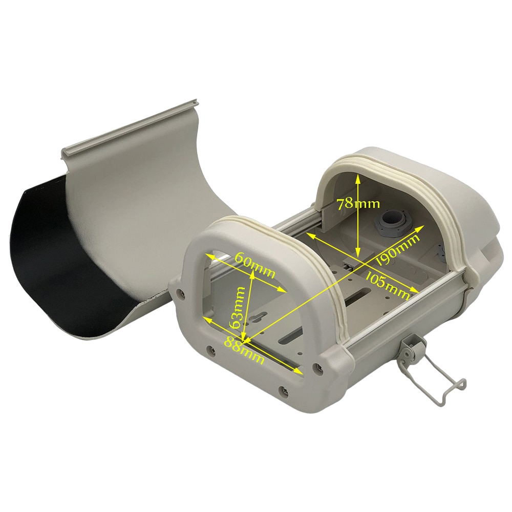 CCTV Camera Housing Waterproof IP66 Outdoor Street Box Camera Aluminum Protector Housing Cover External Security Camera House
