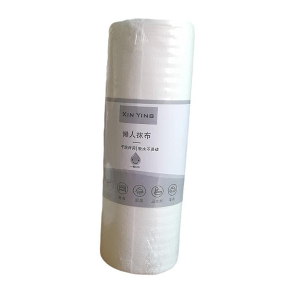 Tissu de cuisine jetable rouleau papier essuie-tout Non-tissé tissu humide et sec chiffons paresseux