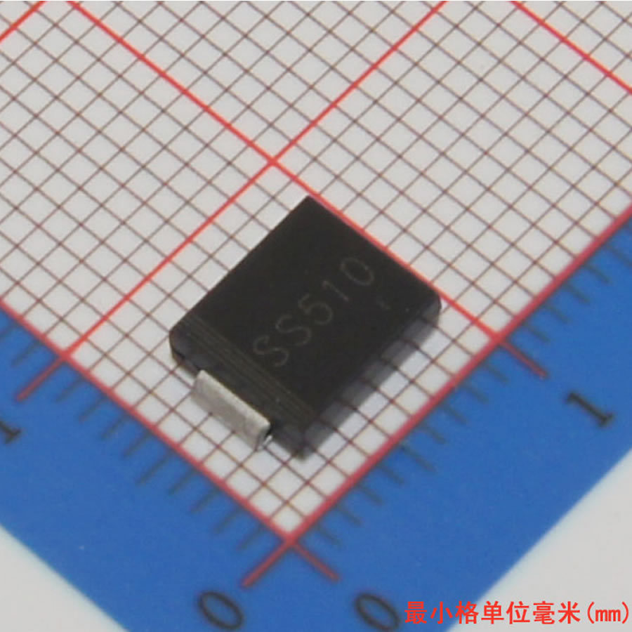 MCIGICM 50pcs smc smd DIODE SCHOTTKY 100V 5A do-214ab Schottky diode ss510