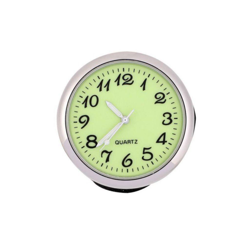 Digital Clock Thermometer Hygrometer Automobile Car Dashboard Decoration Ornaments Automotive Watch Car Styling: Luminous Clock