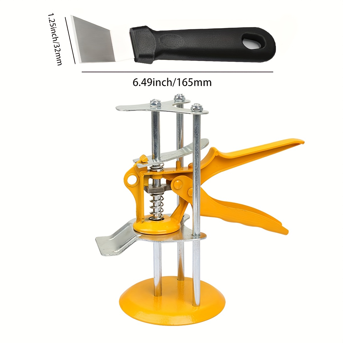 Labor Saving Arm Lever Arm Lifter Drywall Lift for Wall Tile Locator, Grip Scraper,Door Panel Lifting Cabinet Jack Board Lifter: Red