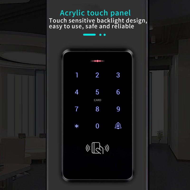 S20 Press Keypad Access Control System Door Lock Swipe Password Integrated Machine Access Control Machine: Default Title