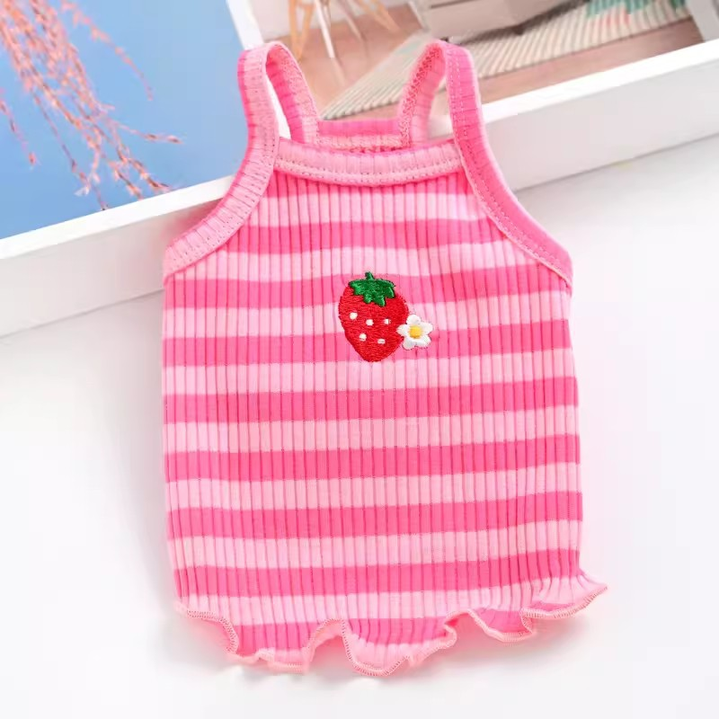 Puppy Summer Clothes Dog Fancy Dress for Small Breeds Dogs Pet Short Skirt Pomeranian One Piece Ropa Perro Costume Roupa Vestido