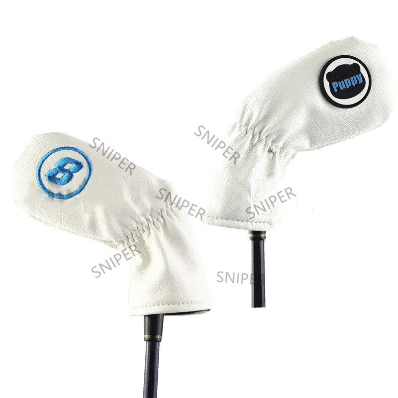 NRC Golf iron Headcovers Exquisite PU Thick PU Leather Golf Club Iron Head Covers Accessories
