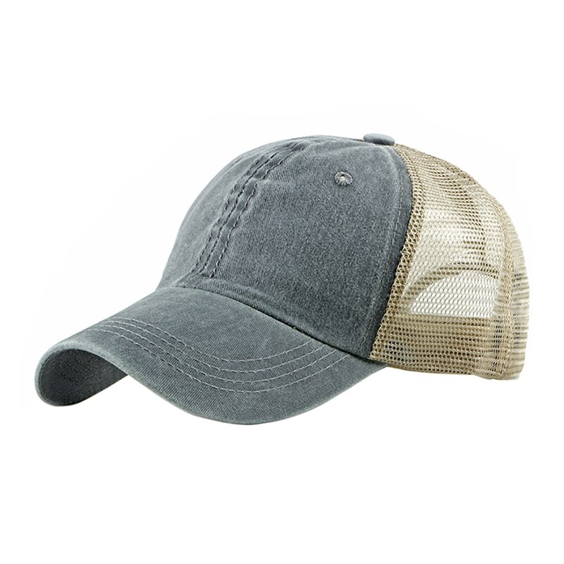 Laufen Hütte Kappe Männer schnell trocken Sport Hütte Einstellbar casquette chapeu knapp Gittergewebe männer Kappen Für Laufen Wandern: Grau