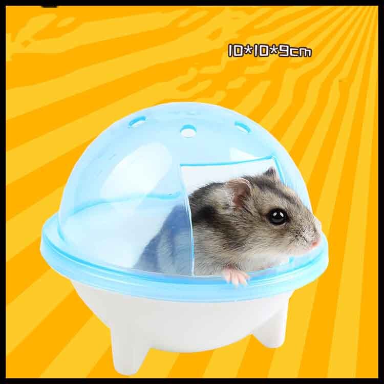 11 Stijl Hamsterkooi Badkamer Sauna Bad Klein Huisdier Hamster Accessoires Effectief Kan Voorkomen De Bad Zaagsel Vliegen: Space capsule