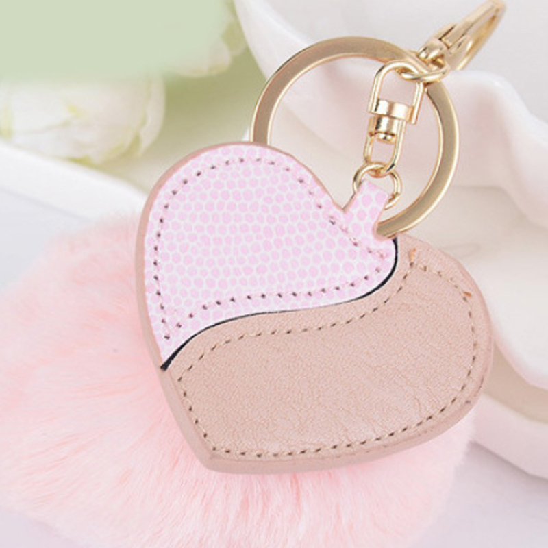1pc Acrylic Template Love Heart-shaped Couple Pendant Keychain Pendant DIY Drawing Sample for Homemade Leather Handcrafts