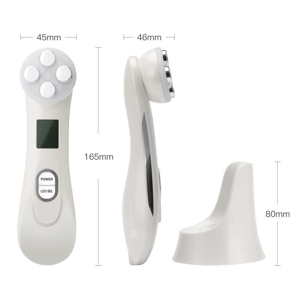 Mesoterapia electroporación LED terapia de luz de fotones RF EMS rejuvenecimiento de la piel máquina de belleza de masaje para estiramiento facial