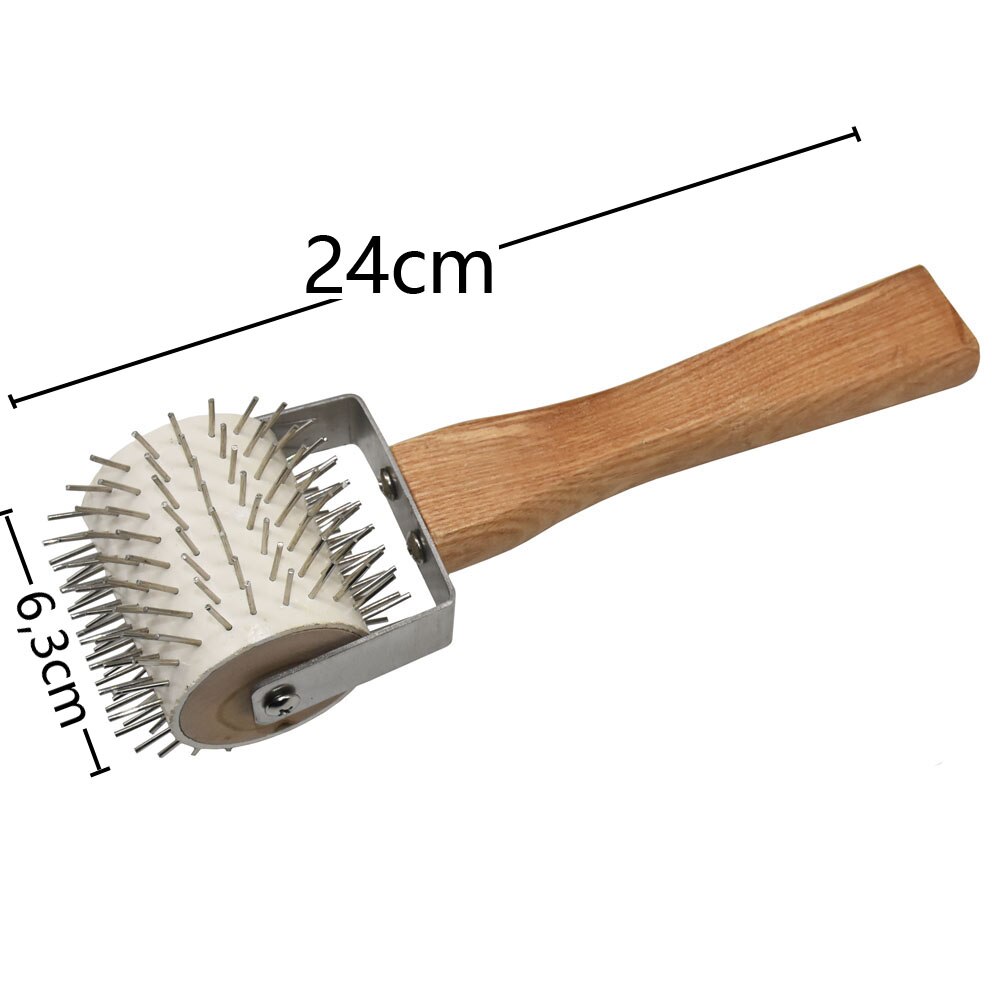 Idler Wheel Uncapping Fork Gear Bee Honeycomb Rake Needle Roller Honey Extracting Tool Beekeeping Supplies Tools