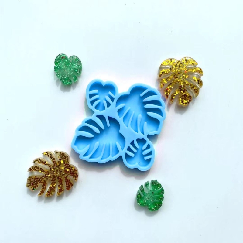 Monstera Leaf Shape Silicone Mold Decorative Pendant Mold Handmade Epoxy Silicone Mold Epoxy Resin Molds Making Crafts