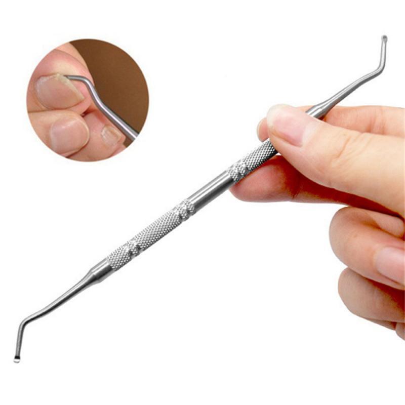 Herramientas de limpieza de huecos para uñas, cuidado de pedicura, paroniquia, podología, cutícula cutánea muerta, embellecedor, arte de uñas, herramienta de cuidado de manicura, 1 ud.: Default Title
