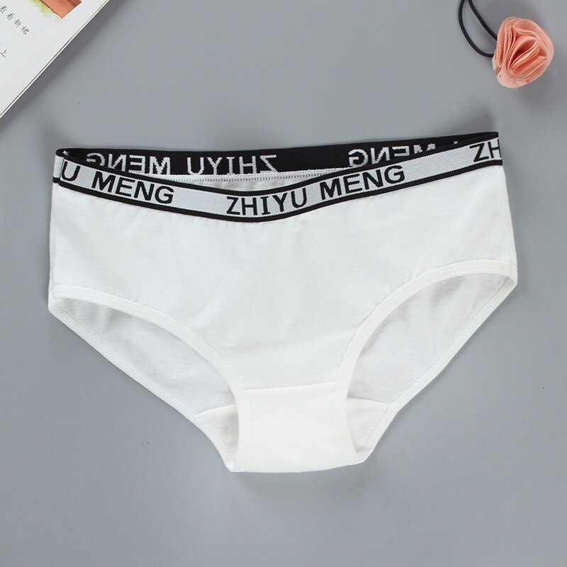 10Pcs 8-14Years Oud Tiener Katoenen Ondergoed Sport Puberteit Pantie Student Slips