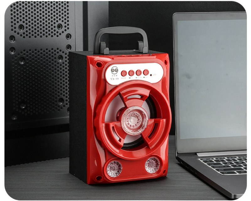 Mini Bluetooth Speaker Portable Wireless Stereo Subwoofer Heavy Bass Speakers Sound Box With Mic Support FM Radio TF AUX USB: C