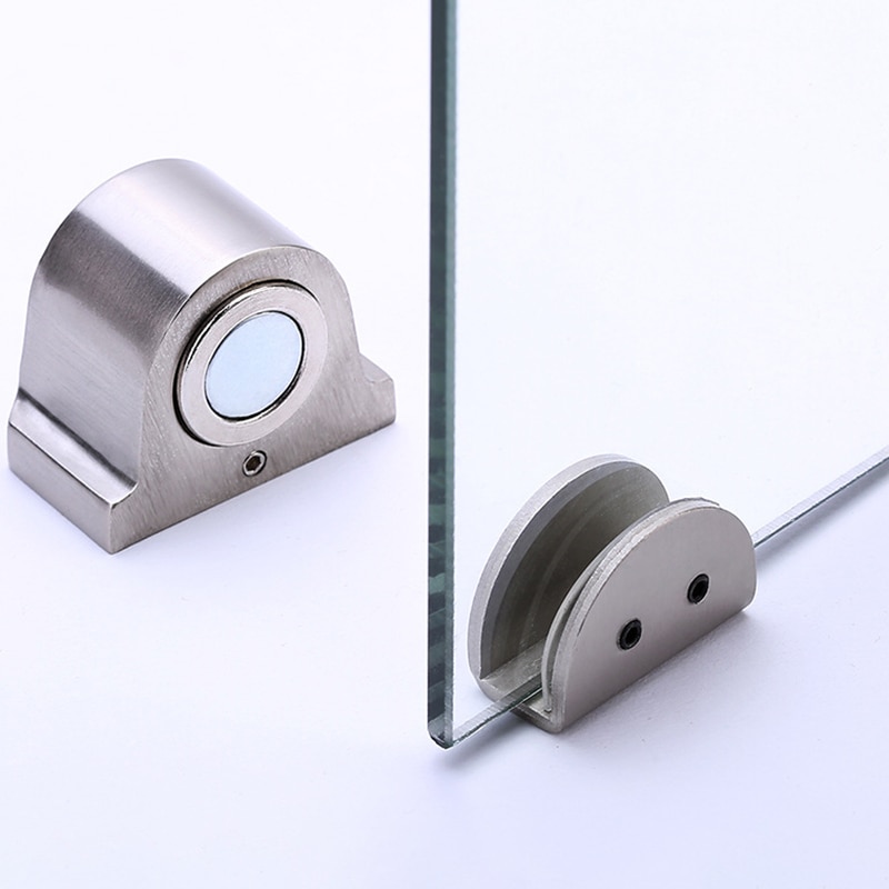 Hthl -1 magnet glasdørstop rustfrit stål dørprop magnetisk dørholder toilet glasdørstop møbelbeslag til
