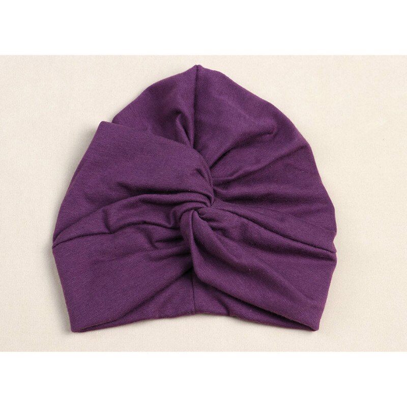 Cotton Baby Girls Hat Baby Beanies Knitted Winter Hats Childrens Cap Girls Baby Caps Children Skullies Beanies: Purple