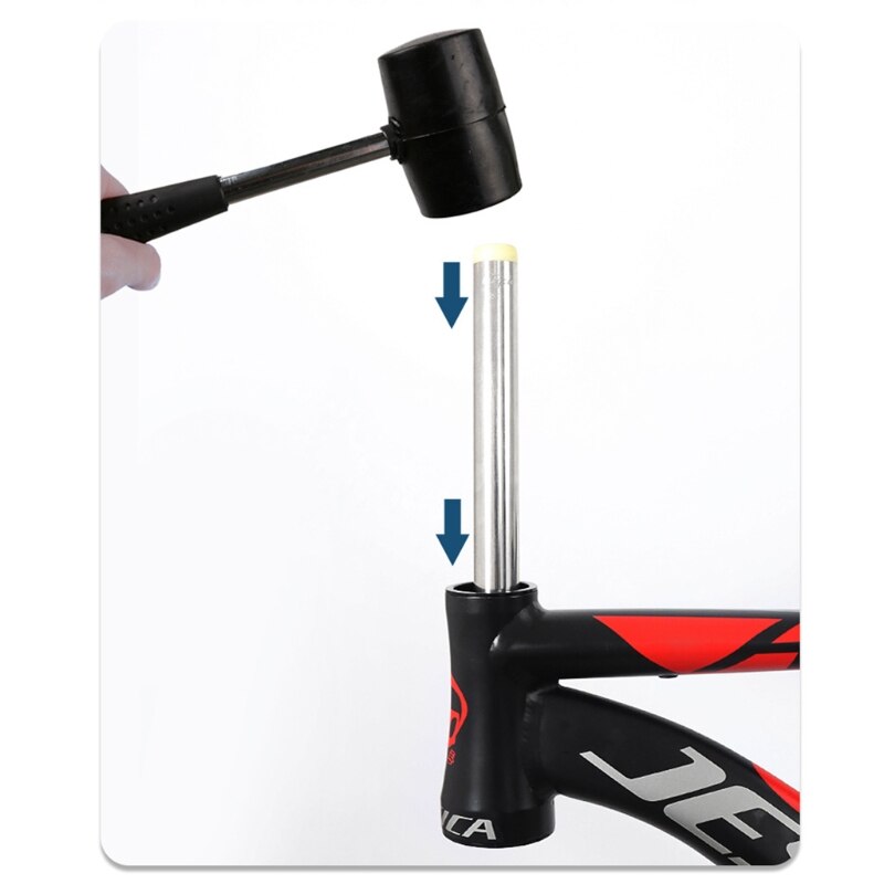 Extracteur de cuvette de vélo 25.5mm, en acier inoxydable vtt, outil de retrait de roulement à pression BB, extracteur de pédalier
