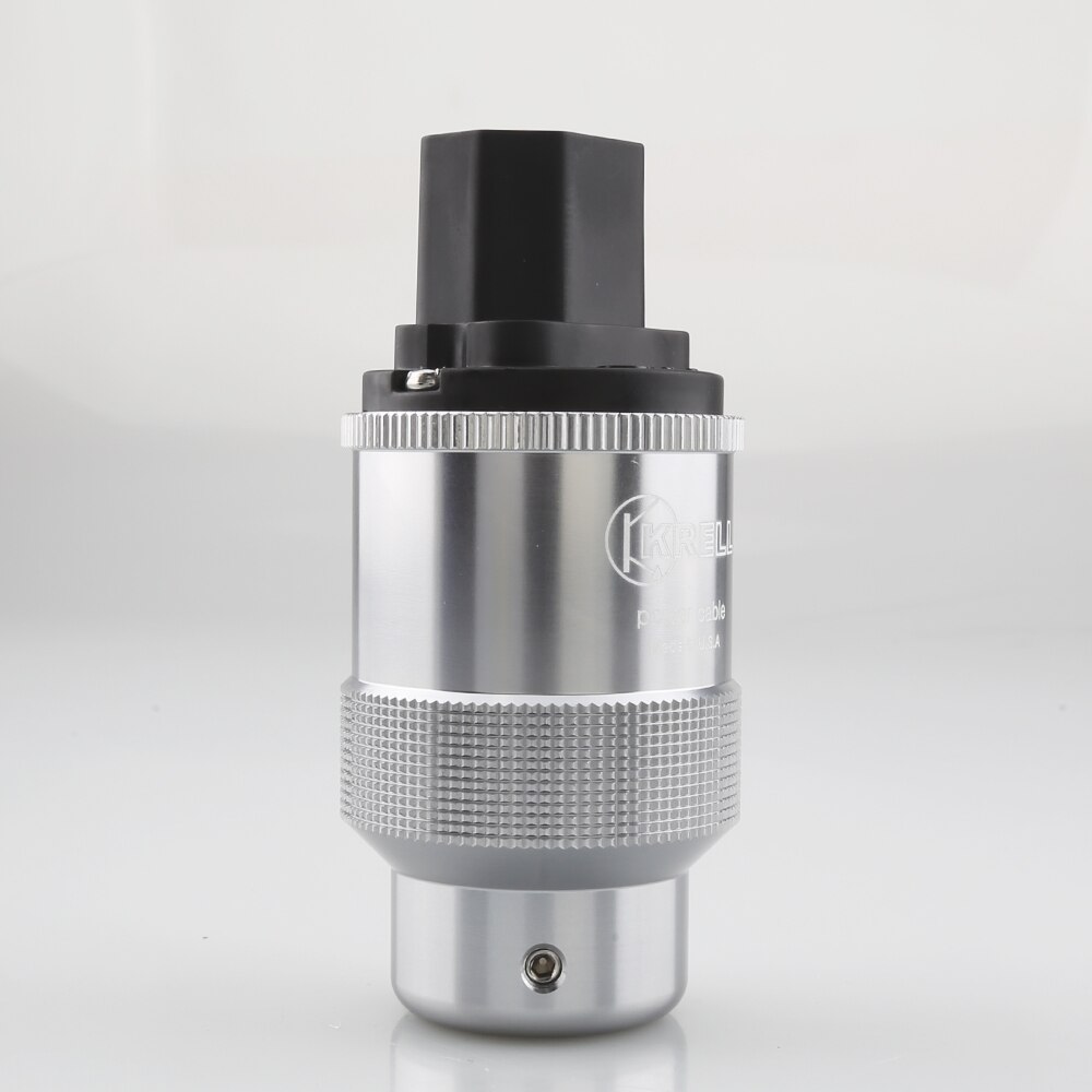 Hallo-End Krell Gold Überzogene UNS/EU Power Plug IEC Audio Stecker HiFi AC Power Kabel Stecker Für audiophile DIY Netz Kabel