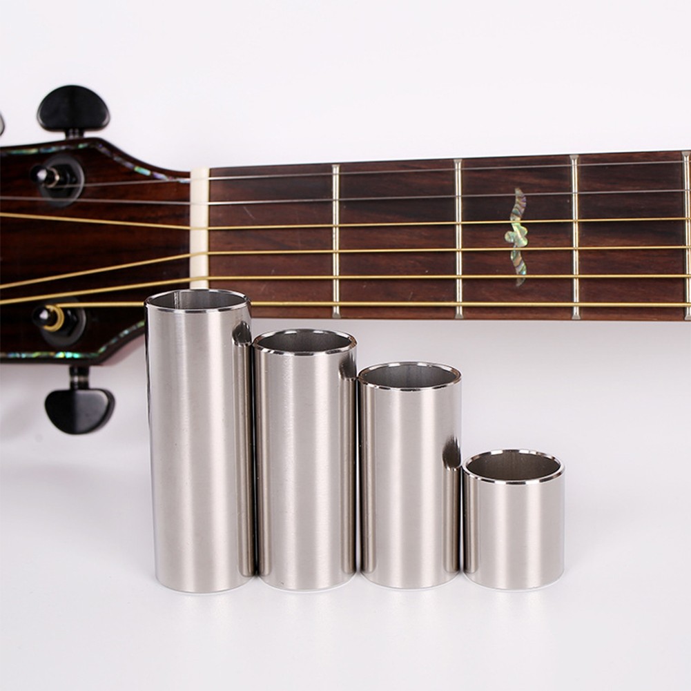 Resonator Strings Guitar Slide Excellent Intonation Electric Acoustic Guitar Slide Steel Slider Set 28 51 60 70 mm Sizes