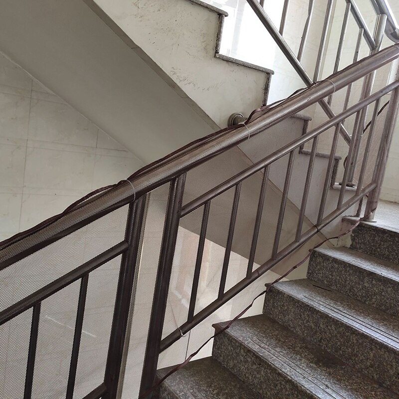 freundlicher Treppen Sicherheit Netz Netz Schutz Schiene Balkon Treppen Zaun Balkon Baby Zaun Treppen Netz Dekoration